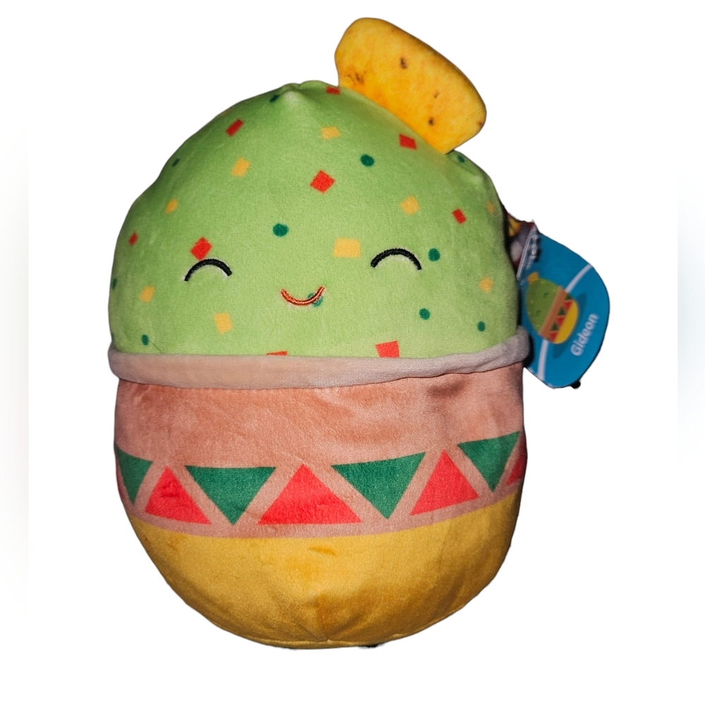 Kellytoy Squishmallow Gideon The Guacamole  8" Soft Plush Pillow Toy
